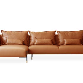 Sofa Combo Góc Phải 2M9 (Màu Cognac Bali 518)